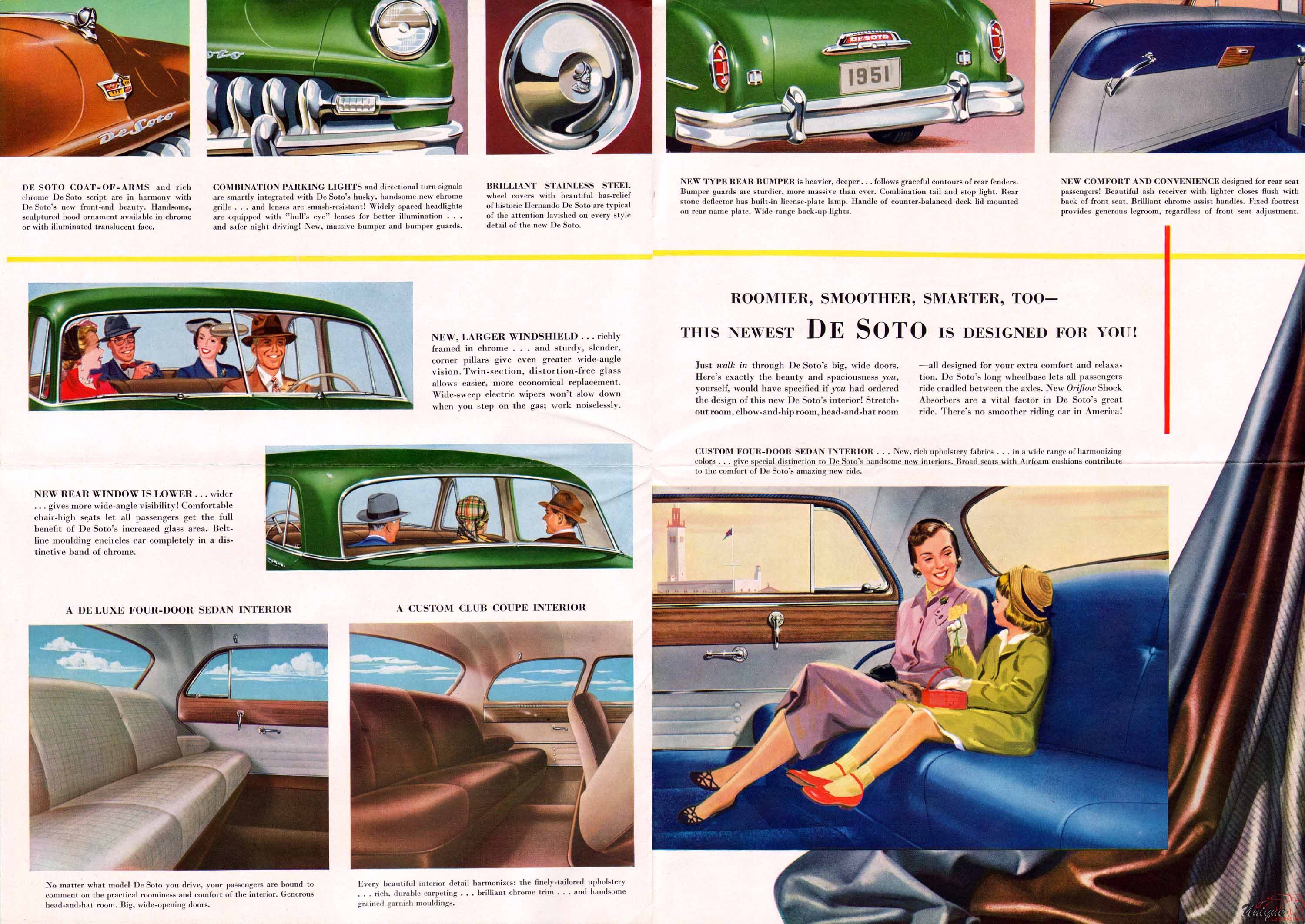 1951 DeSoto Brochure Page 1